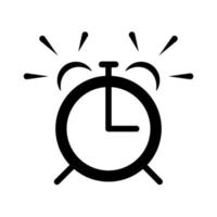 plantilla de icono de reloj de alarma vector