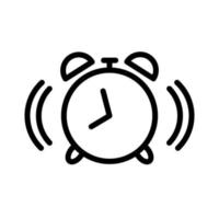 alarm clock icon template vector