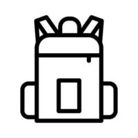 Backpack icon template vector