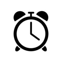 plantilla de icono de reloj de alarma vector