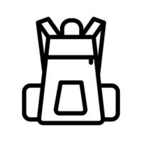 plantilla de icono de mochila vector