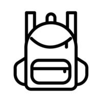 plantilla de icono de mochila vector