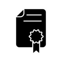 Certificate icon template vector