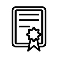 plantilla de icono de certificado vector