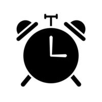 plantilla de icono de reloj de alarma vector