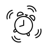 plantilla de icono de reloj de alarma vector