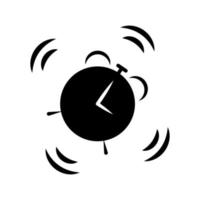 plantilla de icono de reloj de alarma vector