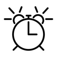 plantilla de icono de reloj de alarma vector