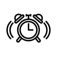 plantilla de icono de reloj de alarma vector