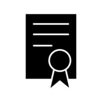 Certificate icon template vector