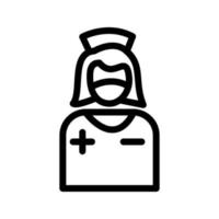 Nurse icon template vector