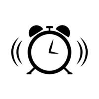 plantilla de icono de reloj de alarma vector