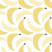 Modern Abstract Minimalist Fruit Banana Seamless Pattern Background vector