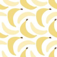 Modern Abstract Minimalist Fruit Banana Seamless Pattern Background vector