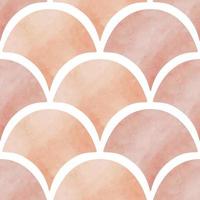 Watercolor Boho Scandinavian Art Seamless Pattern vector