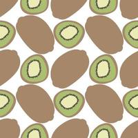 Modern Abstract Minimalist Fruit Kiwi Seamless Pattern Background vector