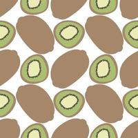 Modern Abstract Minimalist Fruit Kiwi Seamless Pattern Background vector