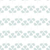 geometric seamless pattern floral with leaves in pastel colors on a white background vector