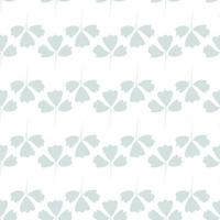 geometric seamless pattern floral with leaves in pastel colors on a white background vector