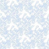 geometric seamless pattern floral with leaves in pastel colors on a white background vector