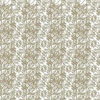 geometric seamless pattern floral with leaves in pastel colors on a white background vector