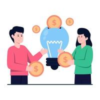 Perfect design illustration of crowdfunding vector