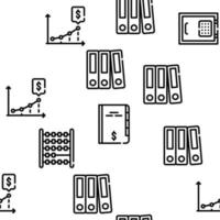Accounting And Finance Vector Seamless Pattern