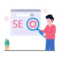 Vector design of search engine optimization