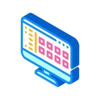 files of operating system isometric icon vector illustration