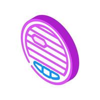 air conditioning car isometric icon vector illustration
