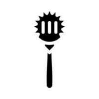 strainer bartender glyph icon vector illustration