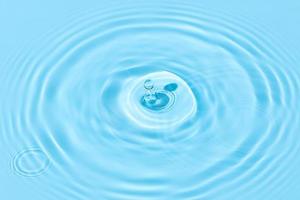 Drop Splash on water surface background texture with circle water ripple waves photo