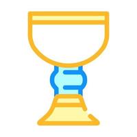 holy grail color icon vector illustration color