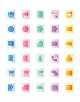 e-commerce Icon Set 30 isolated on white background vector