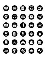 Internet Of Things Icon Set 30 isolated on white background vector