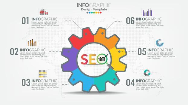 SEO search engine optimization banner web icon for business and marketing vector