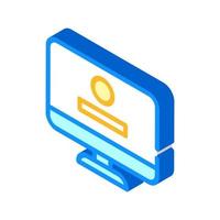 game operating system isometric icon vector illustration