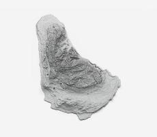 Barbados Map Barbados Flag Shaded relief Color Height map on white Background 3d illustration photo