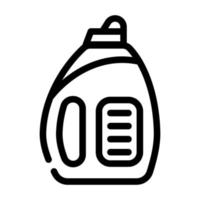 liquid detergent line icon vector illustration