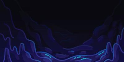 Background Deep Sea Cartoon Ocean Trench vector