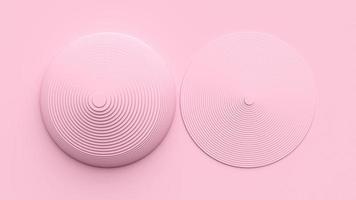 Breast cancer awareness month 3d illustration photo