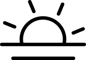 Sun Horizon icon  Design vector