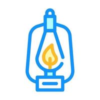 kerosene burner color icon vector illustration color