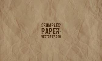 Close up crumpled craft paper texture and background with copy space  19587020 Stock Photo at Vecteezy