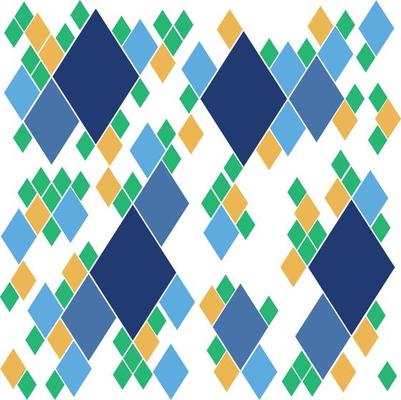 Geometric abstract rhombus shape background vector illustration