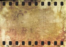 Fondo de marco de maqueta de película de película antigua de 35 mm. foto