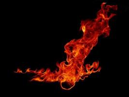 Abstract black flame flame texture, perfect for banners or advertisements. photo