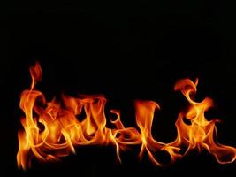 Abstract black flame flame texture, perfect for banners or advertisements. photo