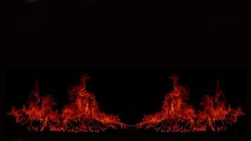 textura de llama de llama para una forma extraña fondo de fuego carne de llama que se quema de la estufa o de la cocción. peligro sintiendo un fondo negro abstracto adecuado para pancartas o anuncios. foto