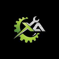 XA automotive logo designs template vector